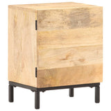 Bedside Cabinet 40X30X51 Cm Solid Mango Wood