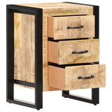 Bedside Cabinet 40X35X55 Cm Solid Mango Wood