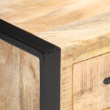 Bedside Cabinet 40X35X55 Cm Solid Mango Wood