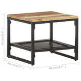 Side Table 40X40X35 Cm
