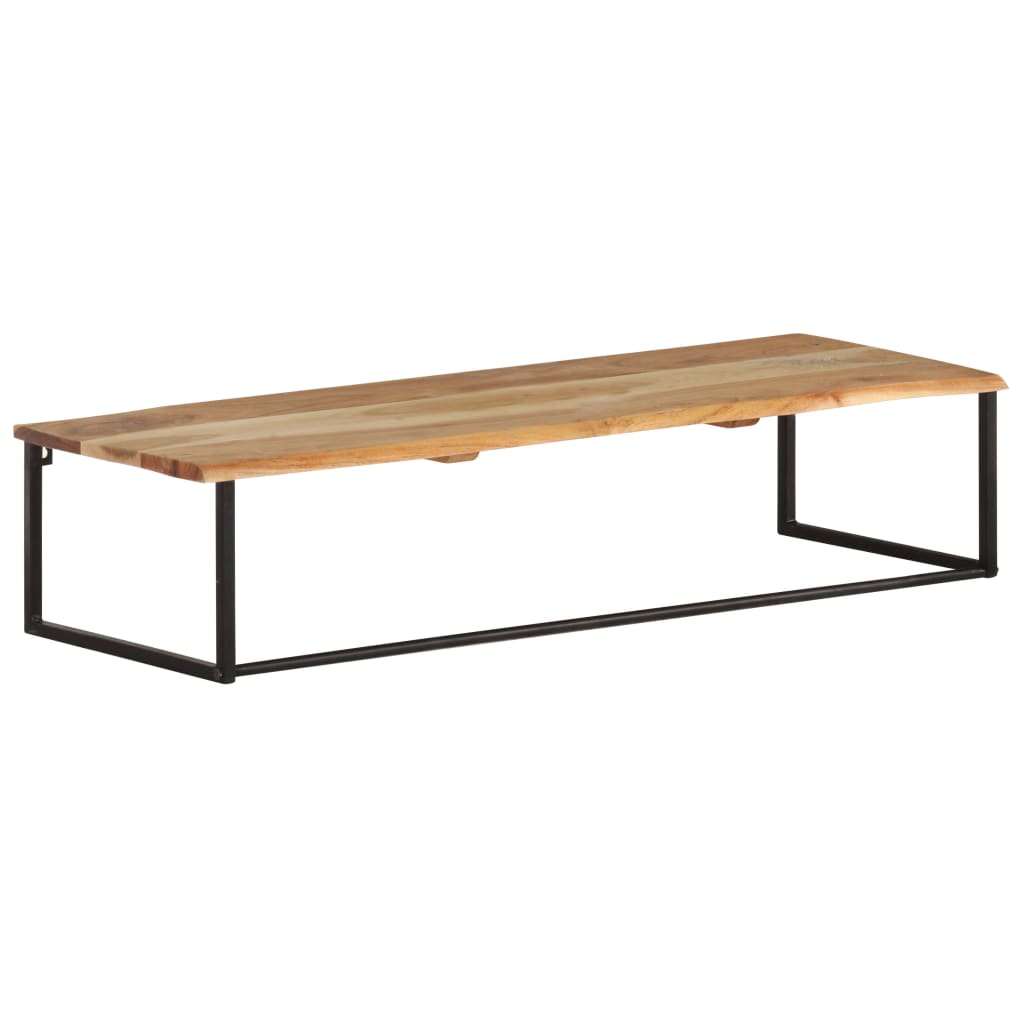 Peg With Live Edge 100X35X22 Cm Solid Acacia Wood