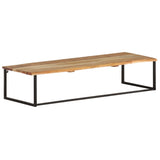 Peg With Live Edge 100X35X22 Cm Solid Acacia Wood