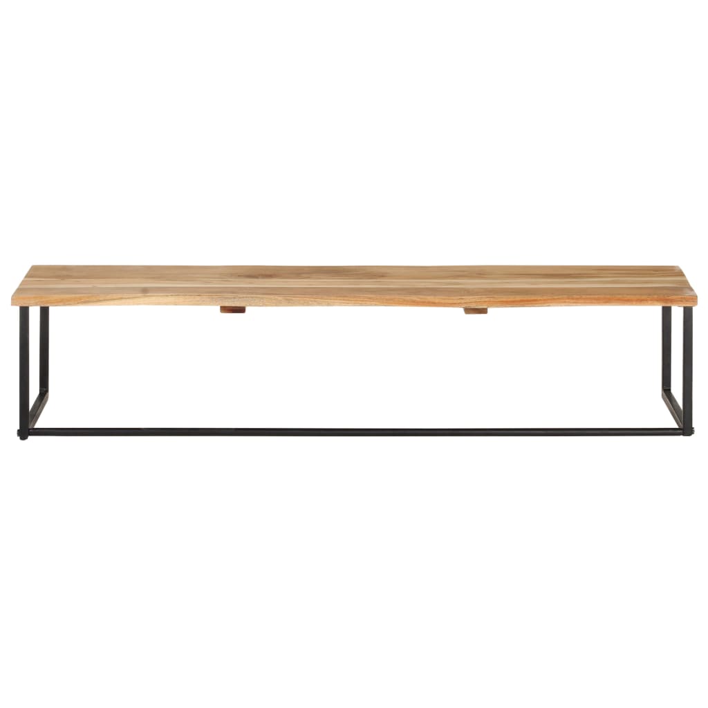 Peg With Live Edge 100X35X22 Cm Solid Acacia Wood