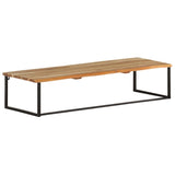 Peg With Live Edge 100X35X22 Cm Solid Acacia Wood