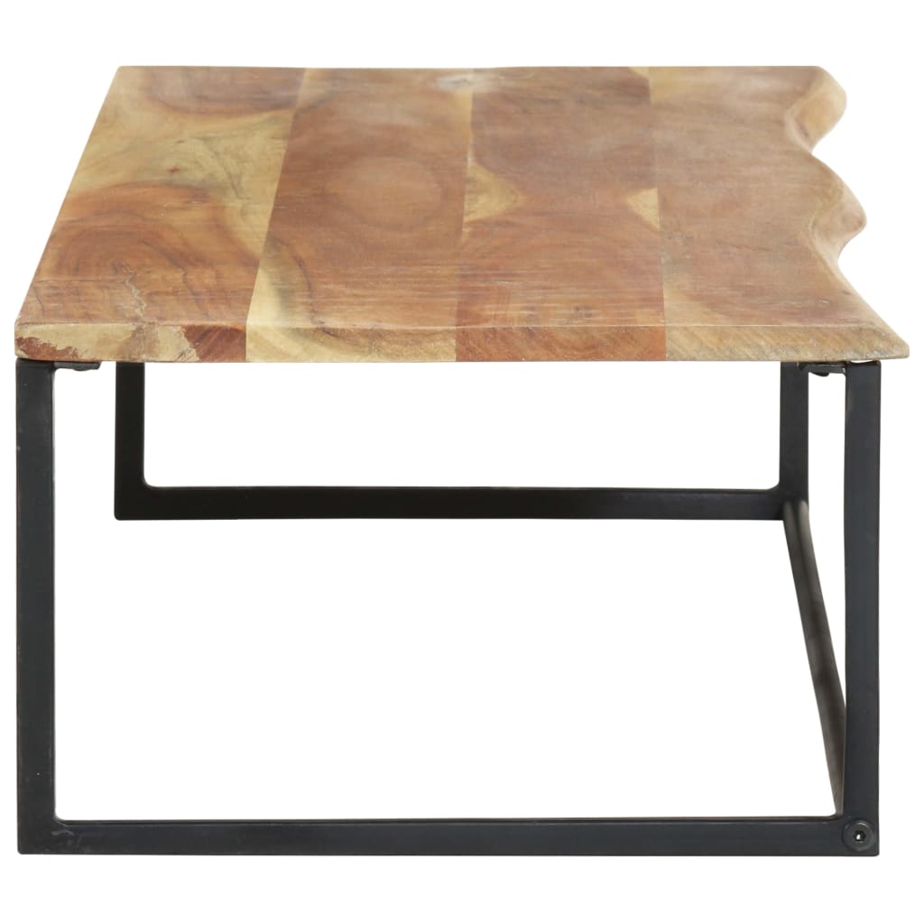 Peg With Live Edge 100X35X22 Cm Solid Acacia Wood