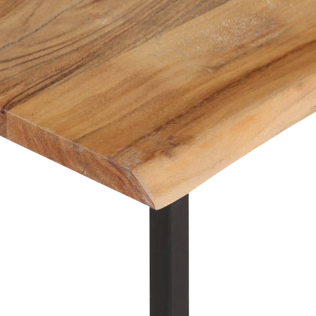 Peg With Live Edge 100X35X22 Cm Solid Acacia Wood