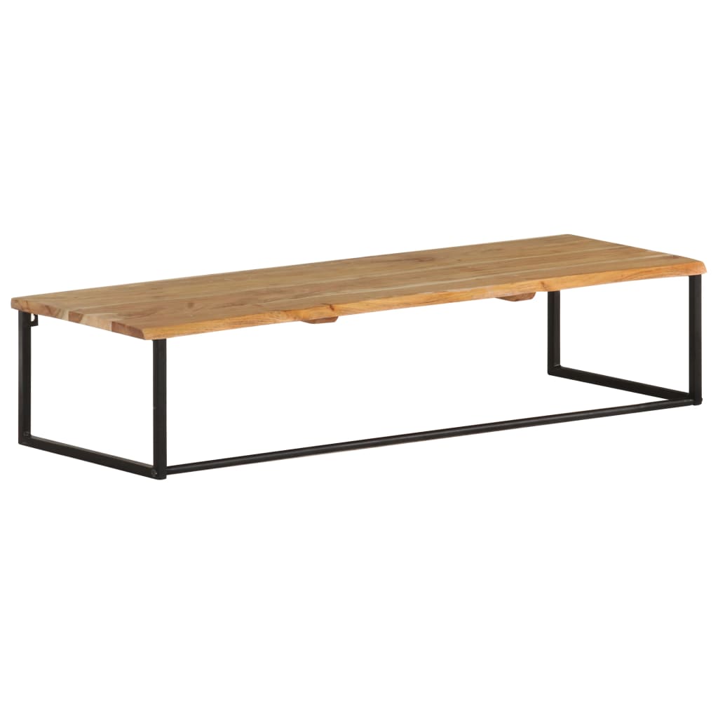 Peg With Live Edge 100X35X22 Cm Solid Acacia Wood