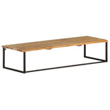Peg With Live Edge 100X35X22 Cm Solid Acacia Wood