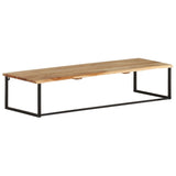 Peg With Live Edge 100X35X22 Cm Solid Acacia Wood