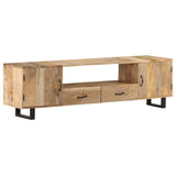 Tv Cabinet 160X30X45 Cm Solid Mango Wood