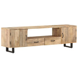 Tv Cabinet 160X30X45 Cm Solid Mango Wood