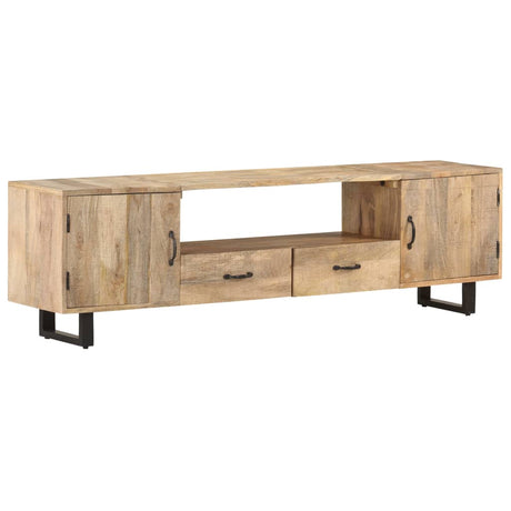 Tv Cabinet 160X30X45 Cm Solid Mango Wood