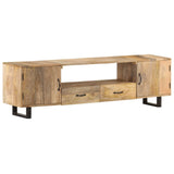Tv Cabinet 160X30X45 Cm Solid Mango Wood