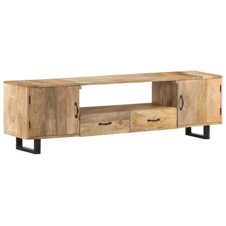 Tv Cabinet 160X30X45 Cm Solid Mango Wood