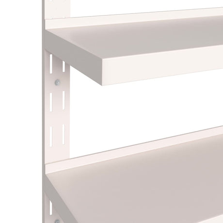 2-Tier Floating Wall Shelves 2 Pcs Stainless Steel