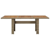 Garden Dining Table 200X100X74 Cm Poly Rattan