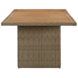 Garden Dining Table 200X100X74 Cm Poly Rattan
