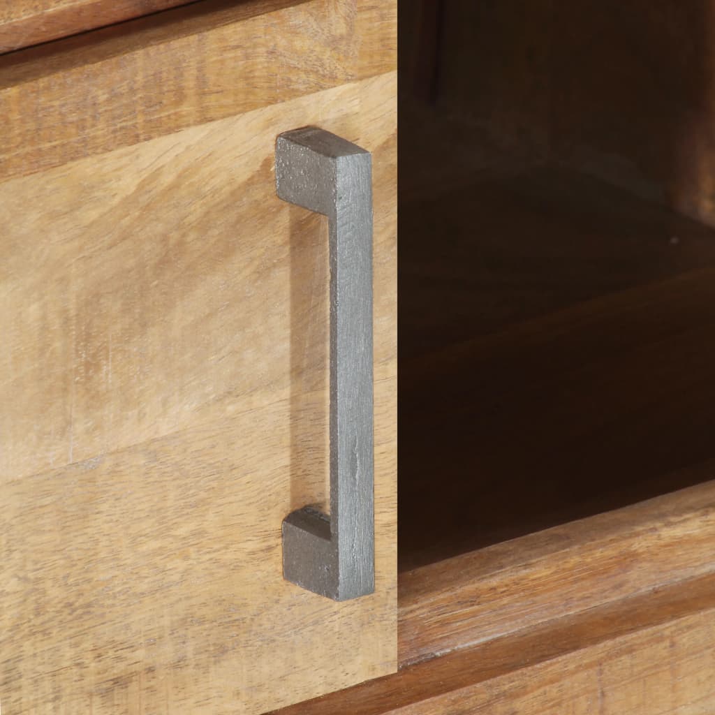 Coffee Table 95X50X40 Cm Rough Mango Wood