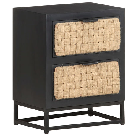 Bedside Cabinet 40X30X50 Cm Solid Mango Wood