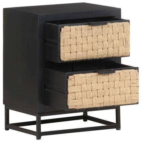 Bedside Cabinet 40X30X50 Cm Solid Mango Wood