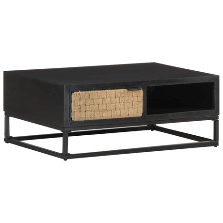 Coffee Table 90X60X35 Cm Solid Mango Wood
