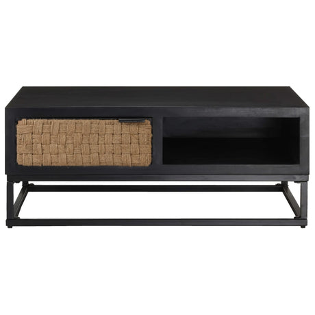 Coffee Table 90X60X35 Cm Solid Mango Wood