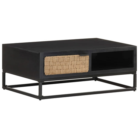 Coffee Table 90X60X35 Cm Solid Mango Wood