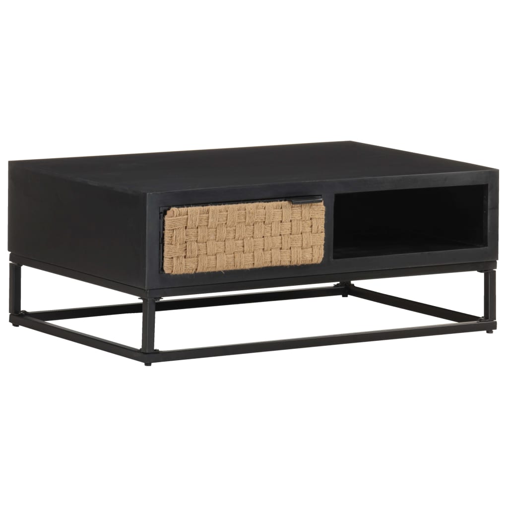 Coffee Table 90X60X35 Cm Solid Mango Wood