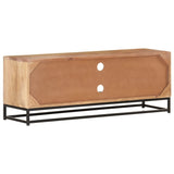 Tv Cabinet 110X30X40 Cm Solid Acacia Wood