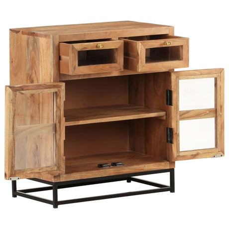 Sideboard 60X35X70 Cm Solid Acacia Wood