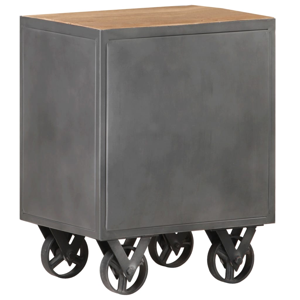 Bedside Cabinet 40X30X51 Cm Solid Reclaimed Wood