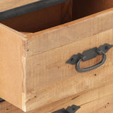 Bedside Cabinet 40X30X51 Cm Solid Reclaimed Wood