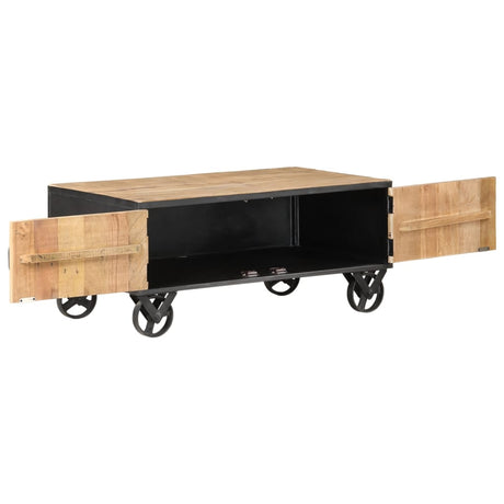 Coffee Table 90X50X39 Cm Solid Reclaimed Wood