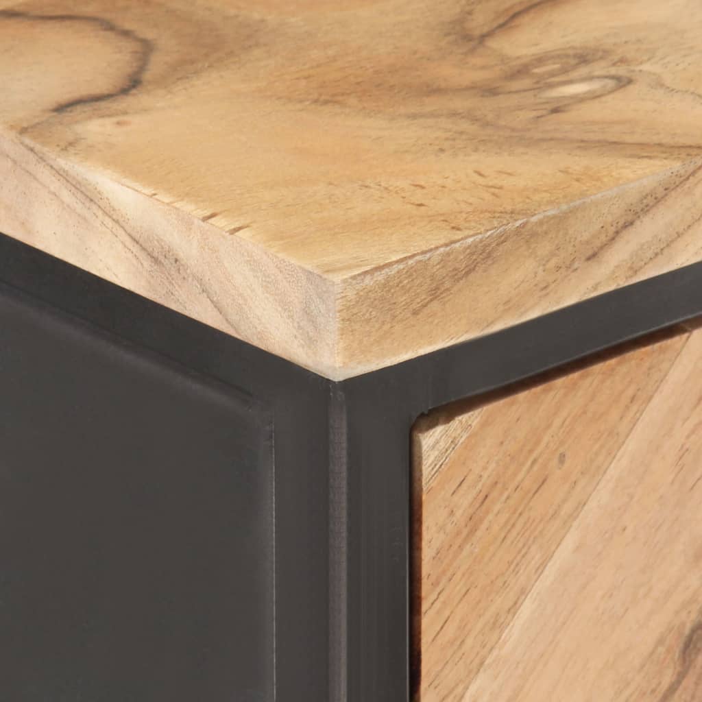 Sideboard 60X35X70 Cm Solid Acacia Wood