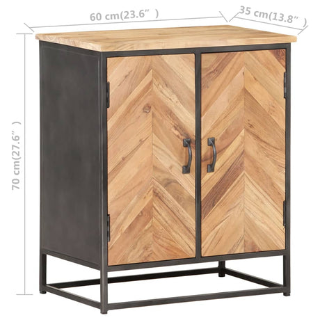 Sideboard 60X35X70 Cm Solid Acacia Wood