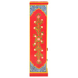 Hand Painted Highboard 40X30X120 Cm Solid Mango Wood