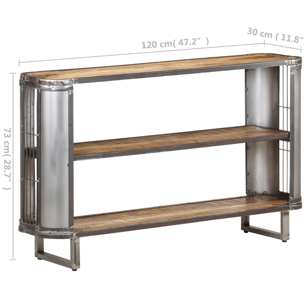 Sideboard 120X30X73 Cm Solid Mango Wood