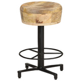 Bar Stools 2 Pcs Solid Mango Wood