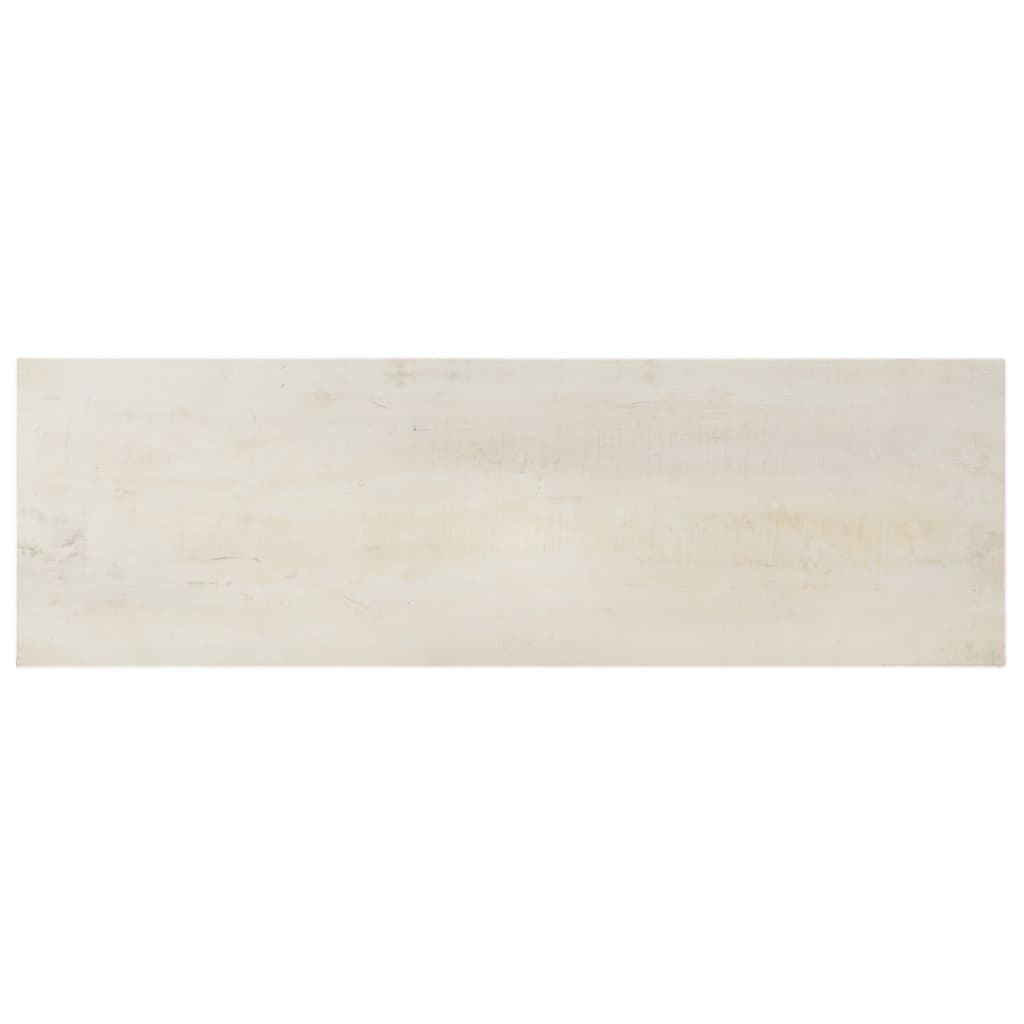 Console Table White 115X35X77 Cm Rough Mango Wood