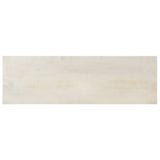 Console Table White 115X35X77 Cm Rough Mango Wood