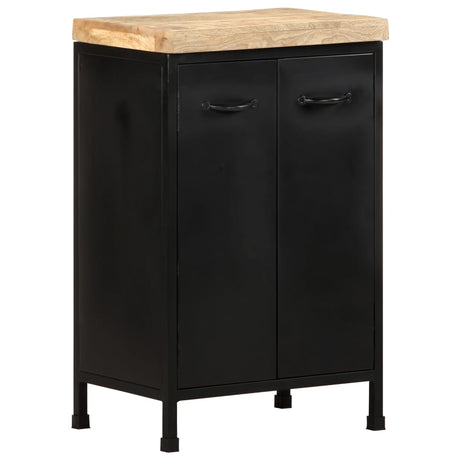 Sideboard 47X35X76 Cm Rough Mango Wood