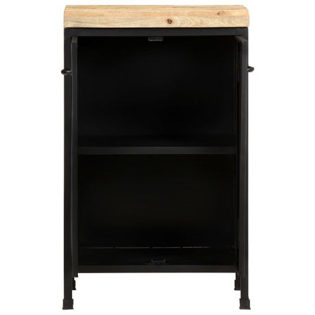 Sideboard 47X35X76 Cm Rough Mango Wood
