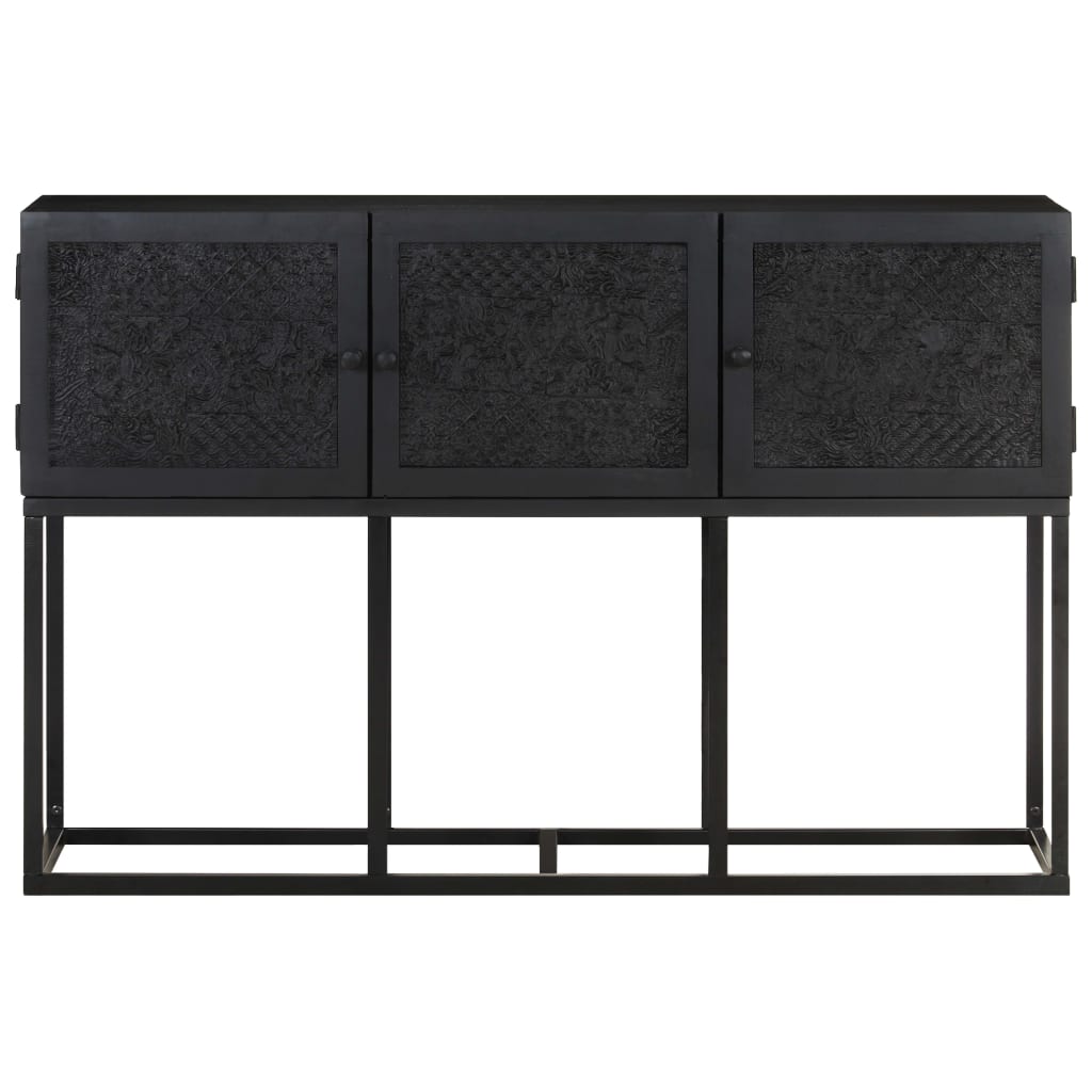 Sideboard 115X30X76 Cm Solid Mango Wood