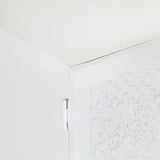 Tv Cabinet White 115X30X46 Cm Solid Mango Wood