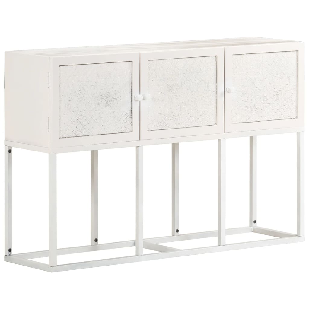 Sideboard 115X30X76 Cm Solid Mango Wood
