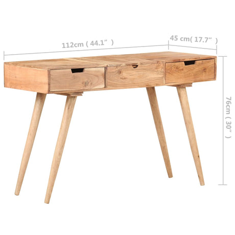 Dressing Table With Mirror 112X45X76 Cm