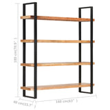 4-Tier Bookcase 160X40X180 Cm