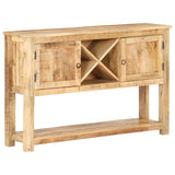 Sideboard 120X30X76 Cm Rough Mango Wood