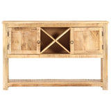 Sideboard 120X30X76 Cm Rough Mango Wood