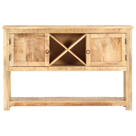 Sideboard 120X30X76 Cm Rough Mango Wood